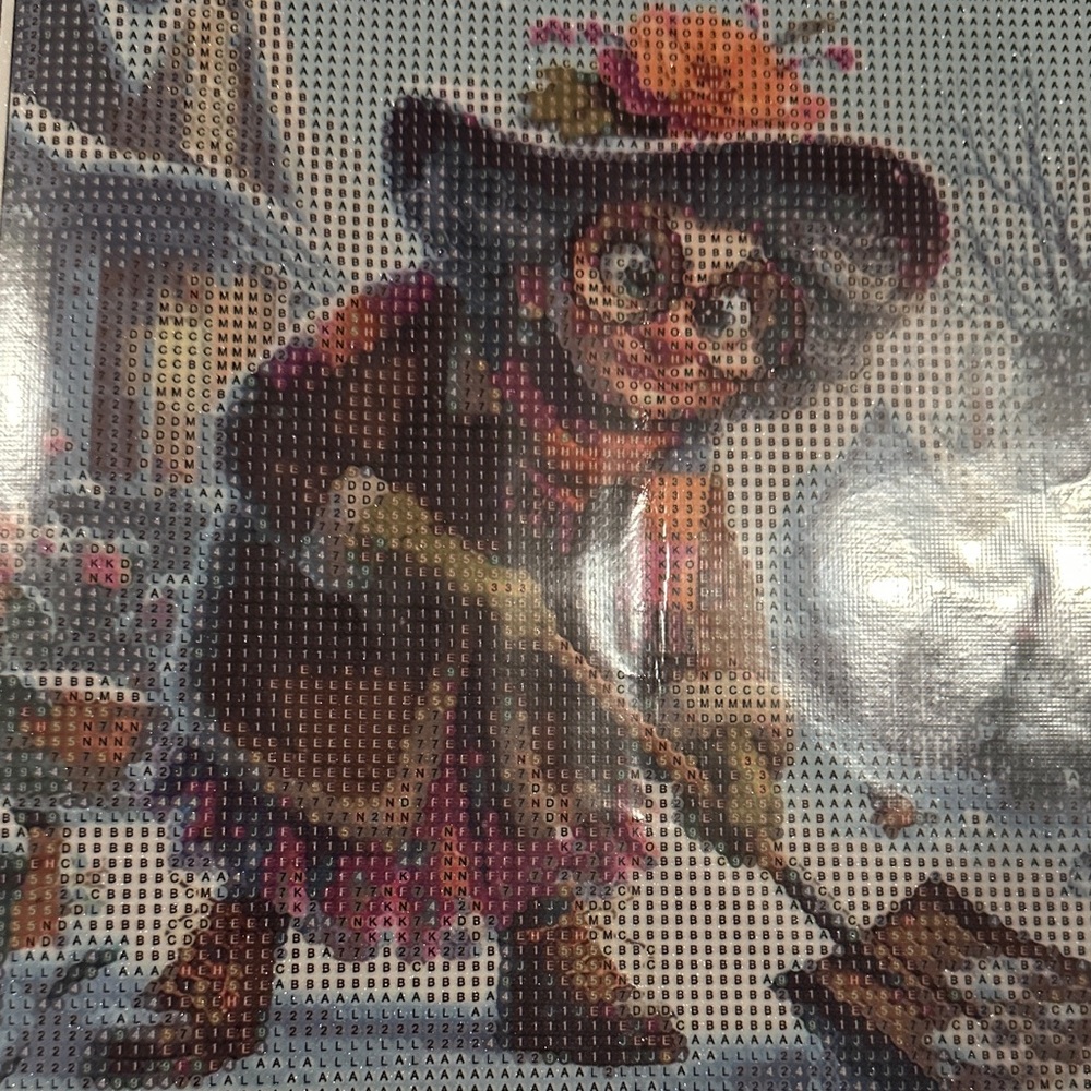Host Support Diamond Art Kit Winter Scene of Women Shoveling Snow